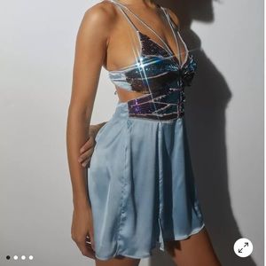 Urban Outfitters | Monarch Embellished Mini Dress